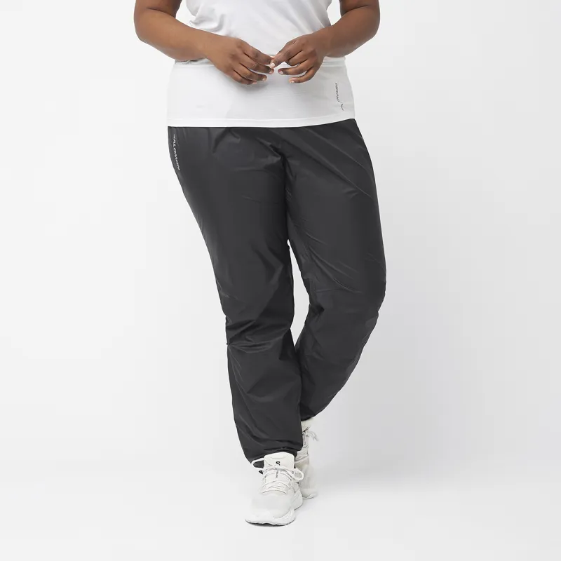 Salomon Bonatti WP Pant Unisex Waterproof Running Trouser in Deep Black-9