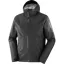 Salomon Bonatti Waterproof Men's Running Jacket in Deep Black