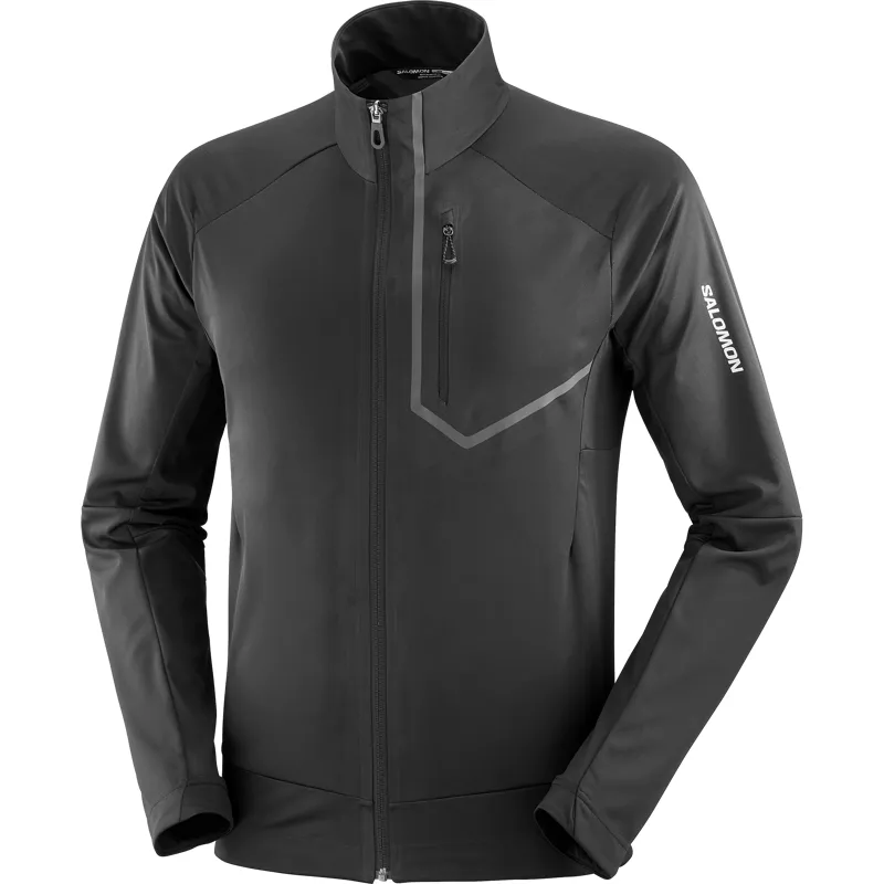 Salomon GORE-TEX Infinium Windstopper Pro Men's Jacket in Deep Black