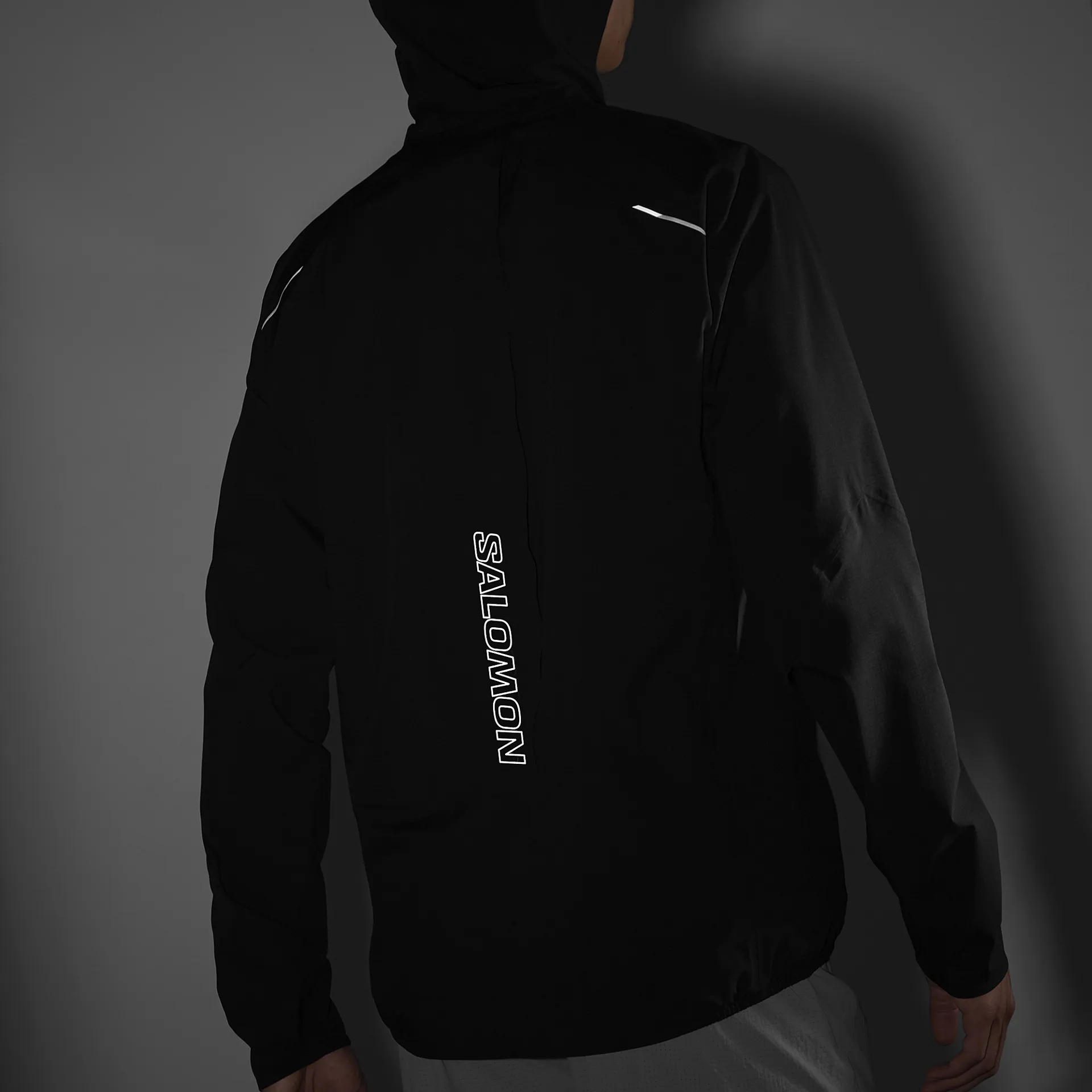 Salomon Bonatti Trail Jacket Men's Waterproof Running Deep Black