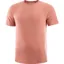 Salomon Cross Run SS Men's Running T-Shirt in Light Mahogany