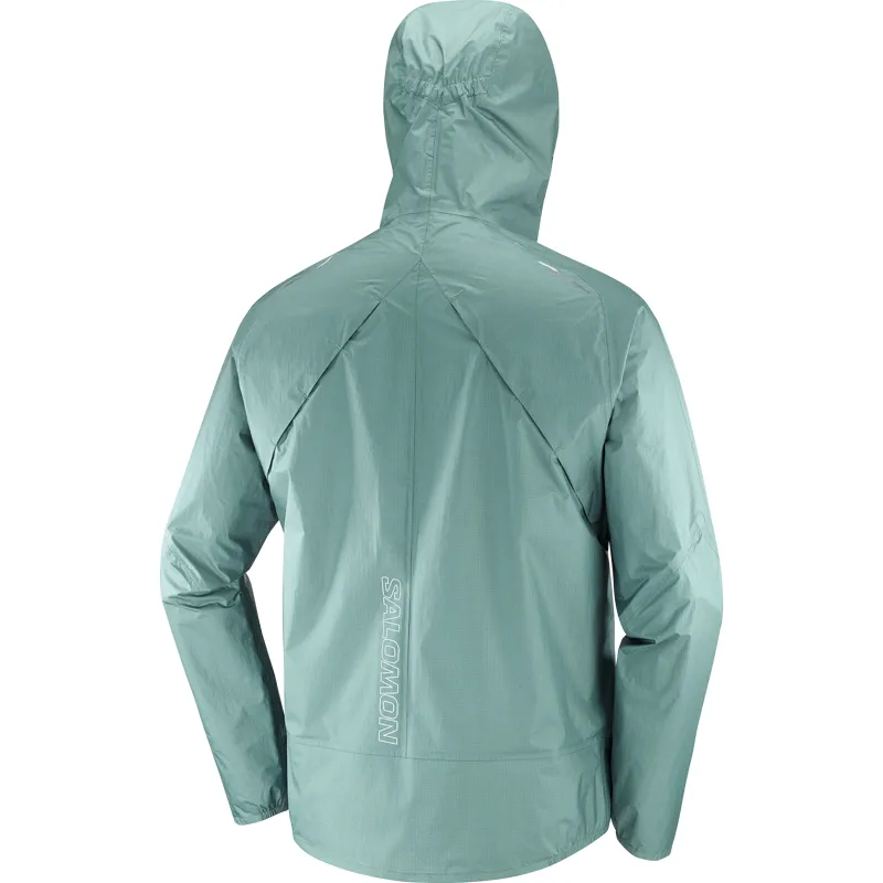 Salomon Bonatti Waterproof Men's Running Jacket in North Atlantic-1