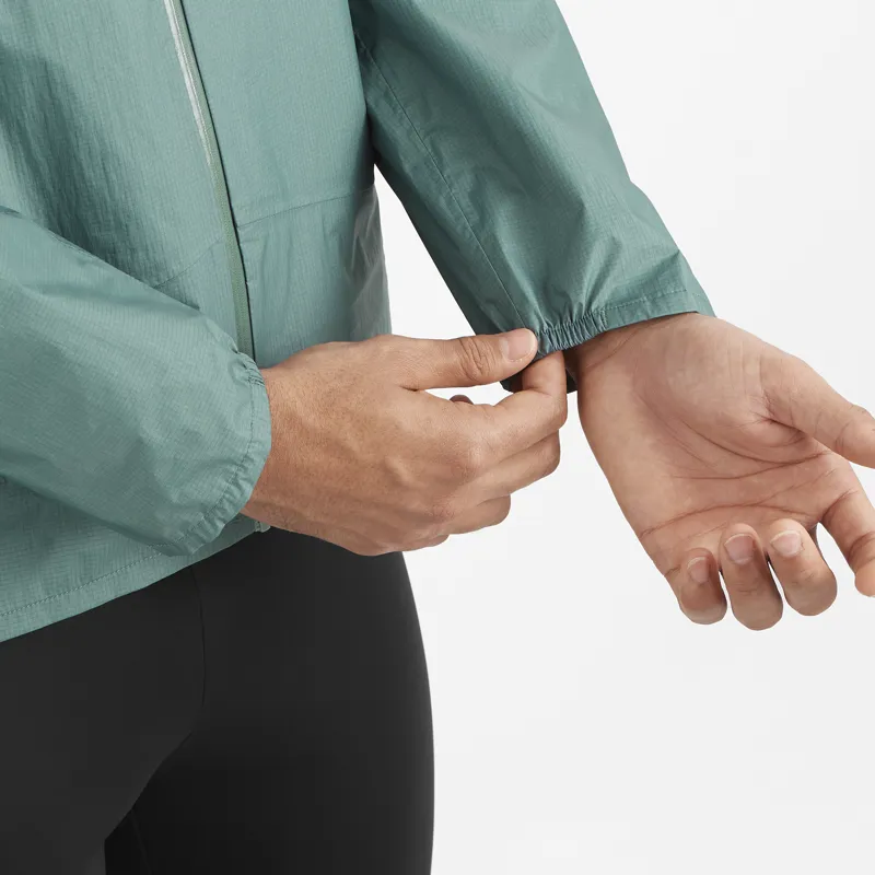 Salomon Bonatti Waterproof Men's Running Jacket in North Atlantic-7