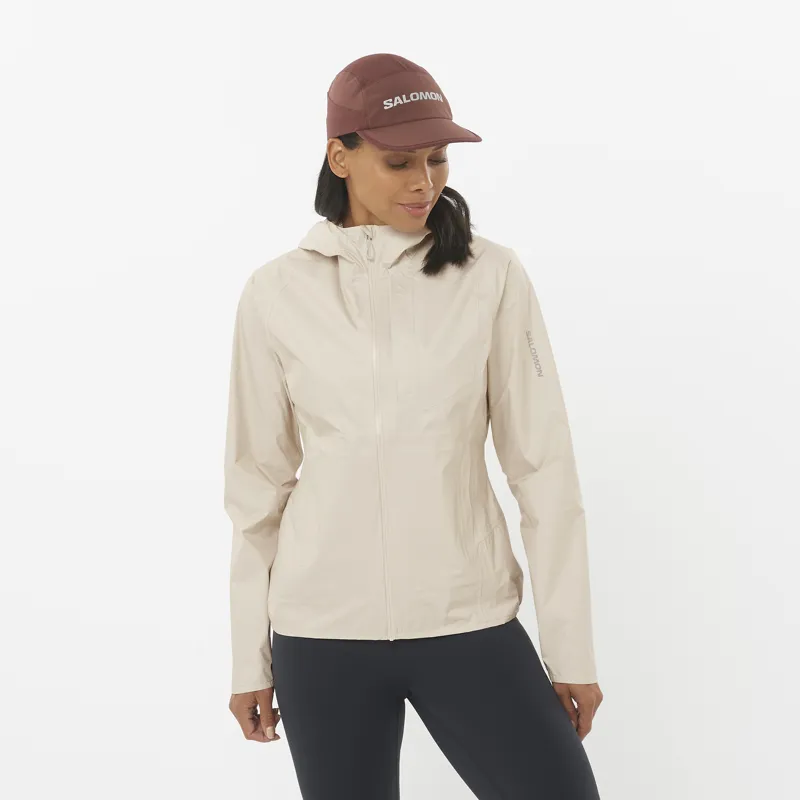 Salomon Bonatti Waterproof Women's Running Jacket in Rainy Day -1