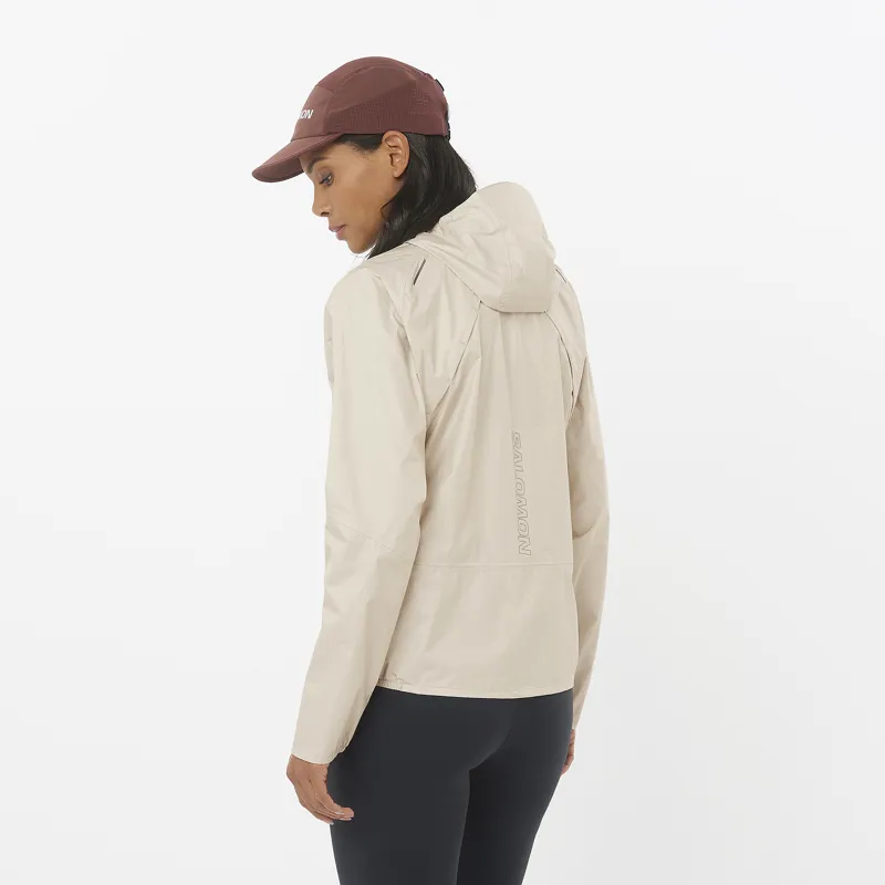 Salomon Bonatti Waterproof Women's Running Jacket in Rainy Day -2