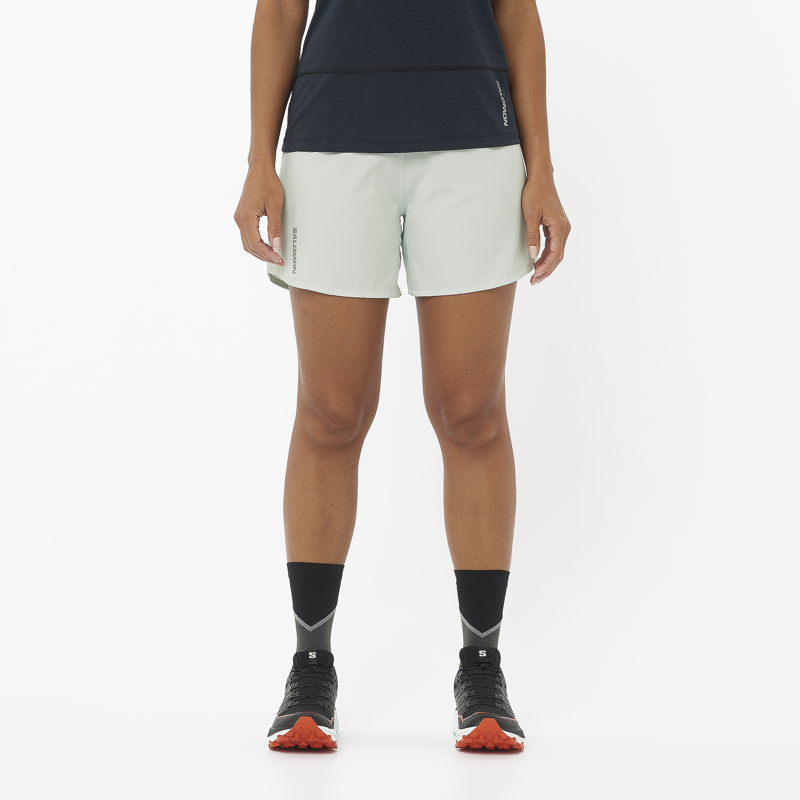 Salomon Cross 3-inch Women's Running Short in Misty Blue-2