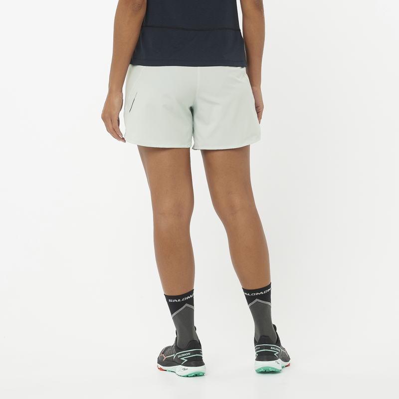 Salomon Cross 3-inch Women's Running Short in Misty Blue-3