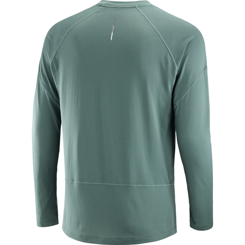 Salomon Cross Run LS Men's Running T-Shirt in North Atlantic-1