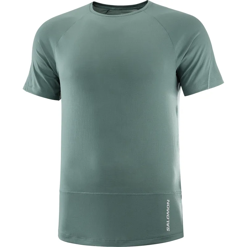 Salomon Cross Run SS Men's Running T-Shirt in North Atlantic