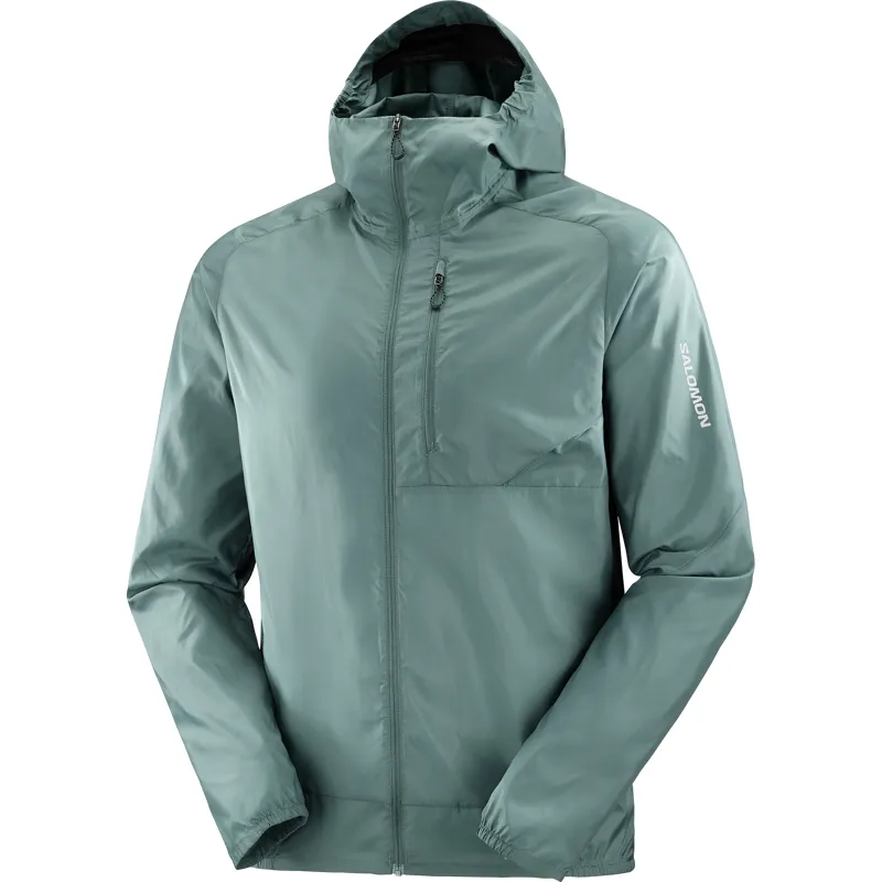 Salomon Bonatti Cross Wind Men's Running Jacket in North Atlantic