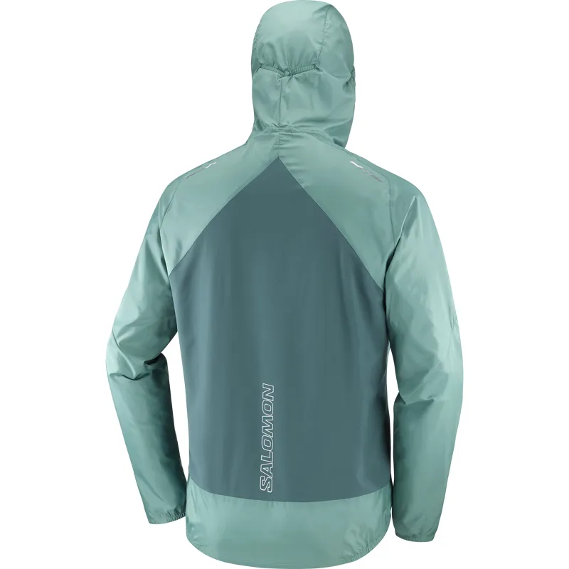 Salomon Bonatti Cross Wind Men's Running Jacket in North Atlantic-1