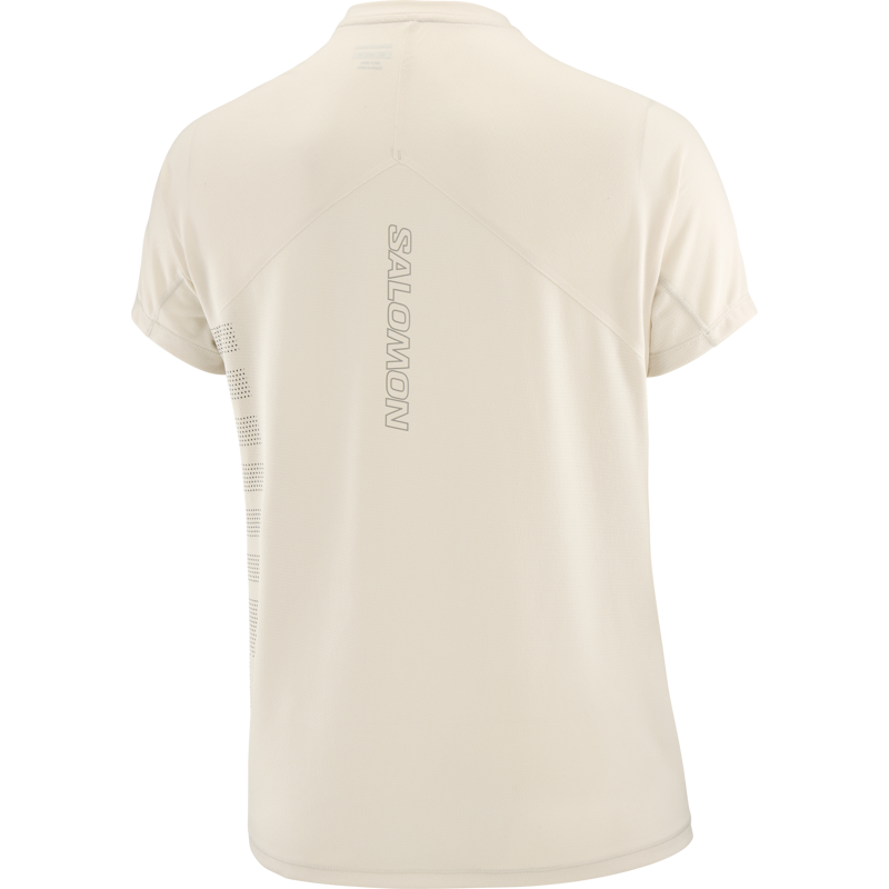 Salomon Sense Aero SS GFX Women's Running T-Shirt in Rainy Day/Midnight-1