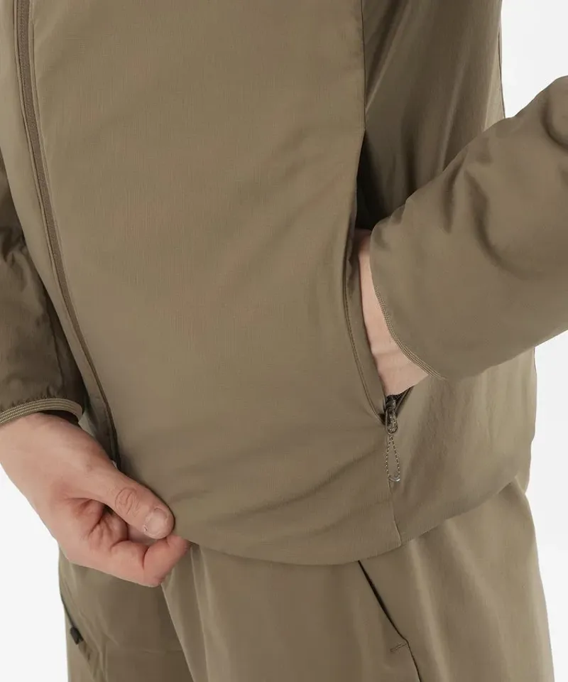 Salomon Mountain Flex Men's Insulated Hooded Jacket in Shitake-5