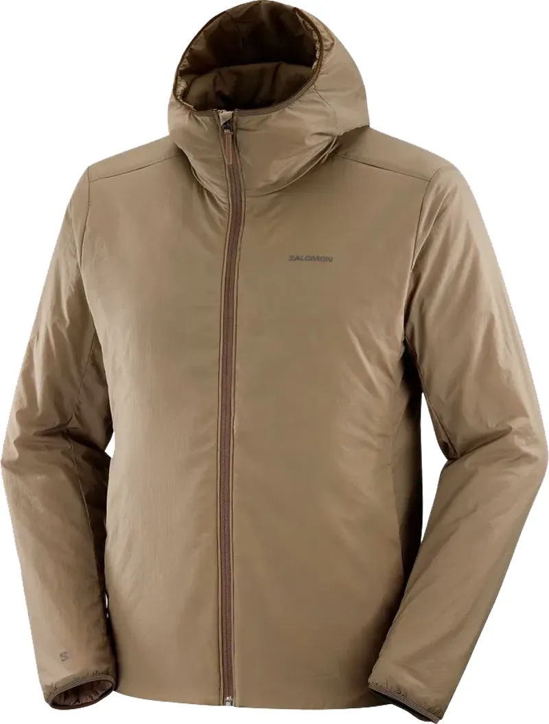 Salomon Mountain Flex Men's Insulated Hooded Jacket in Shitake-2