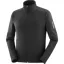 Salomon GORE-TEX Infinium Windstopper Men's Softshell Jacket in Deep Black