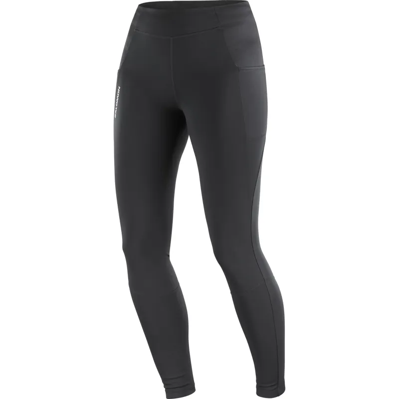 Salomon Cross Run 28-inch Women's Running Tight in Deep Black