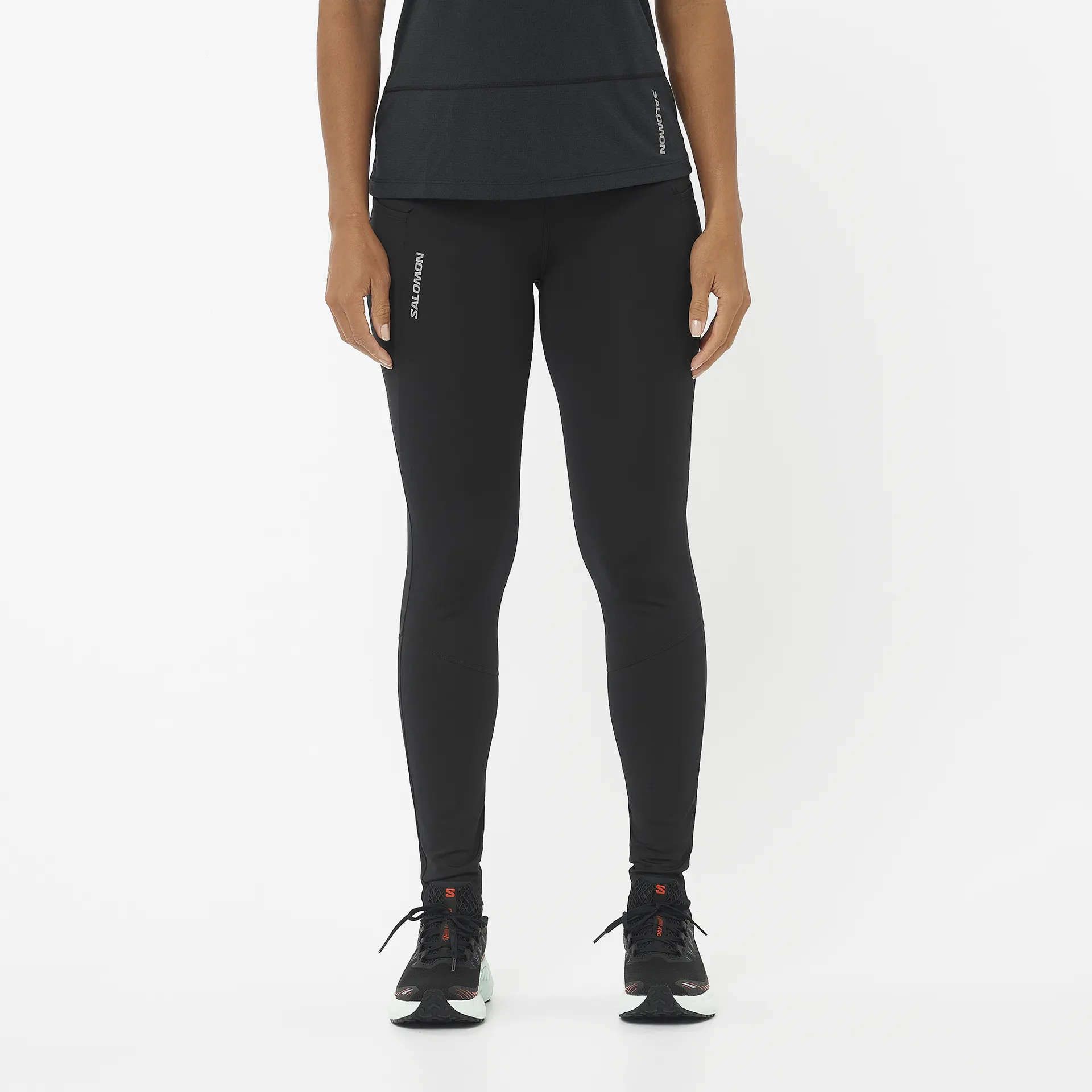 Salomon Cross Run 28-inch Tight Women's Running Deep Black