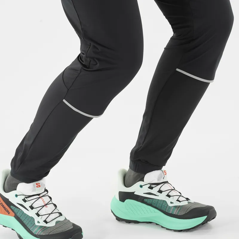 Salomon Light Shell Pant Women's Running Trouser in Deep Black-4