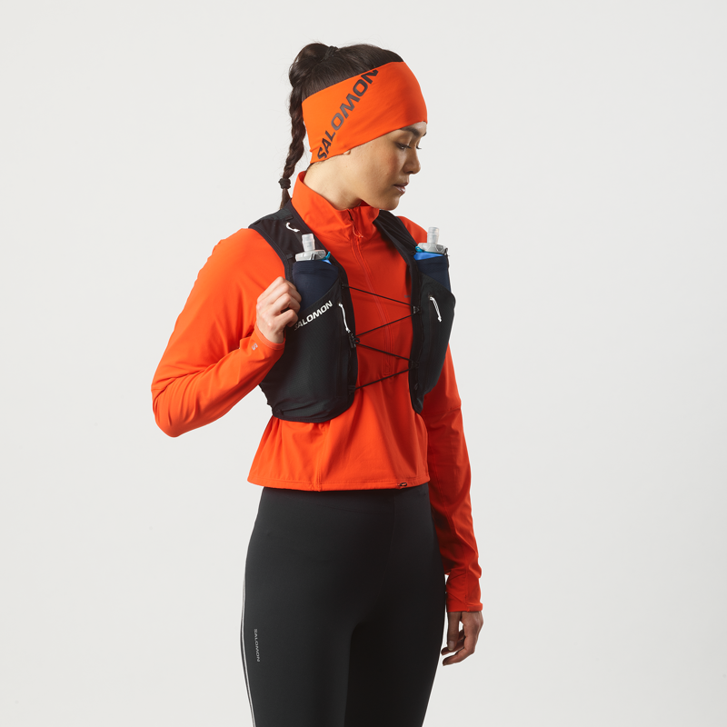 Salomon Sense Pro 6 Unisex Running Vest in Black-8