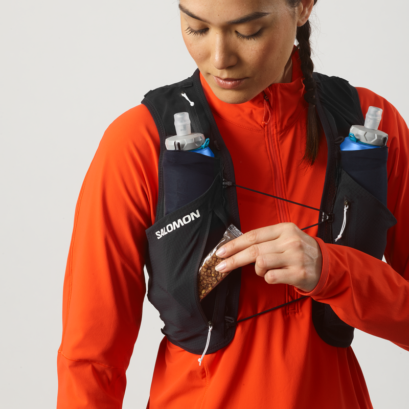 Salomon Sense Pro 6 Unisex Running Vest in Black-4