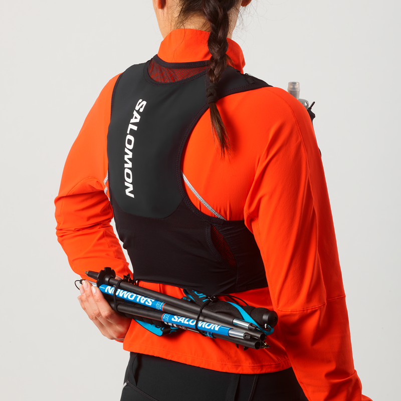 Salomon Sense Pro 6 Unisex Running Vest in Black-5