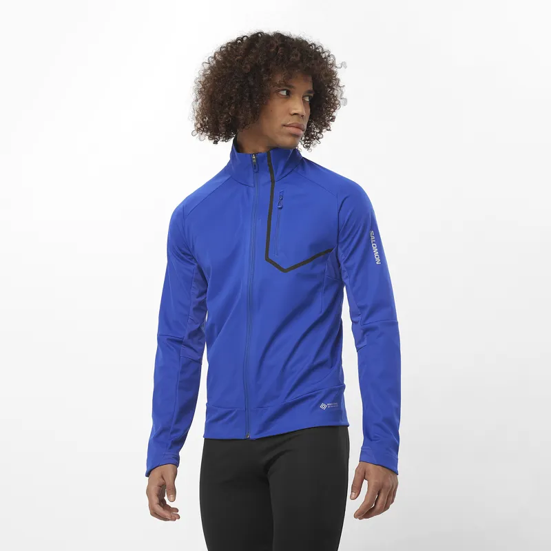 Salomon GORE-TEX Infinium Windstopper Pro Men's Jacket in Surf the Web-2