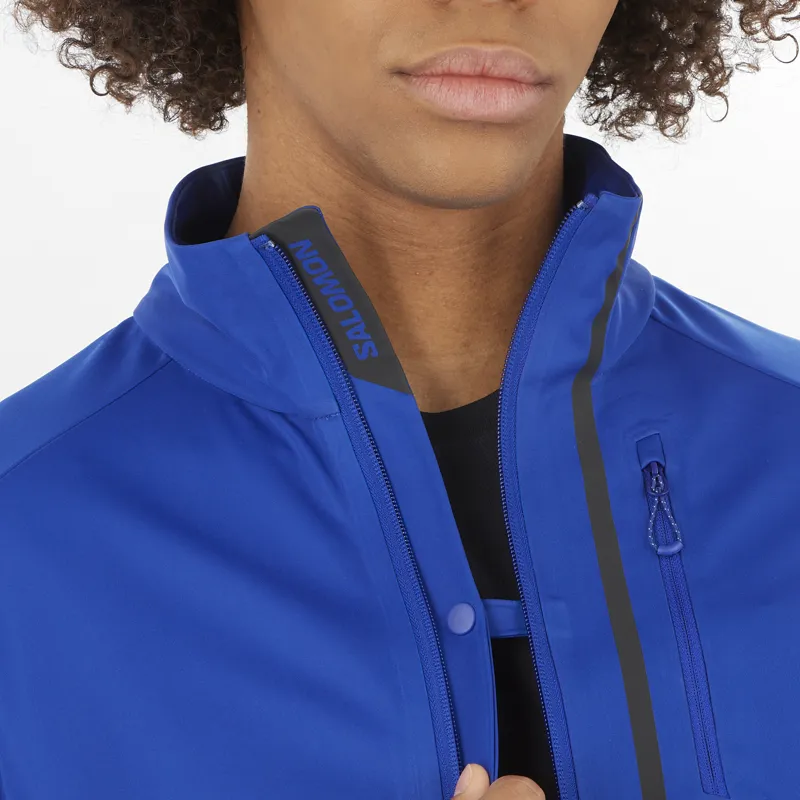 Salomon GORE-TEX Infinium Windstopper Pro Men's Jacket in Surf the Web-6