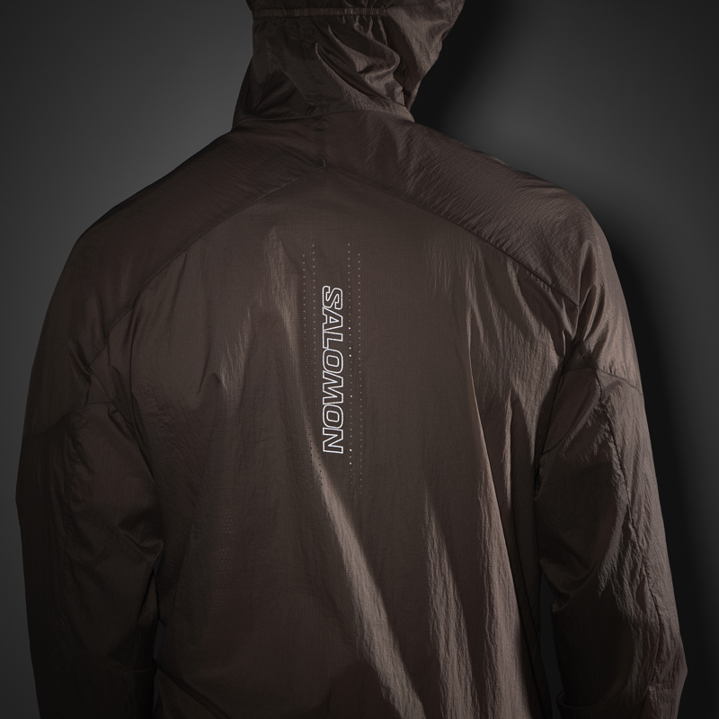 Salomon Sense Aero Wind Men's Jacket in Iron-8