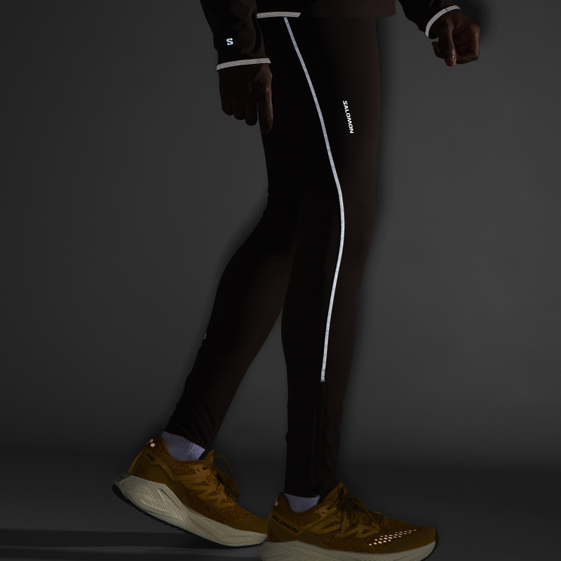 Salomon Sense Sow Men's Running Tight in Coffee Bean -4