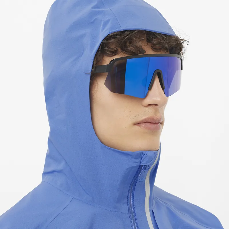 Salomon Bonatti Trail Men's Waterproof Running Jacket in Ultramarine Blue-4