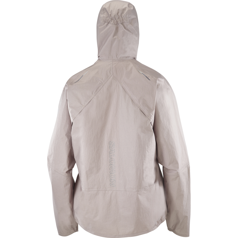 Salomon Bonatti Women's Waterproof Running Jacket in Etherea -3