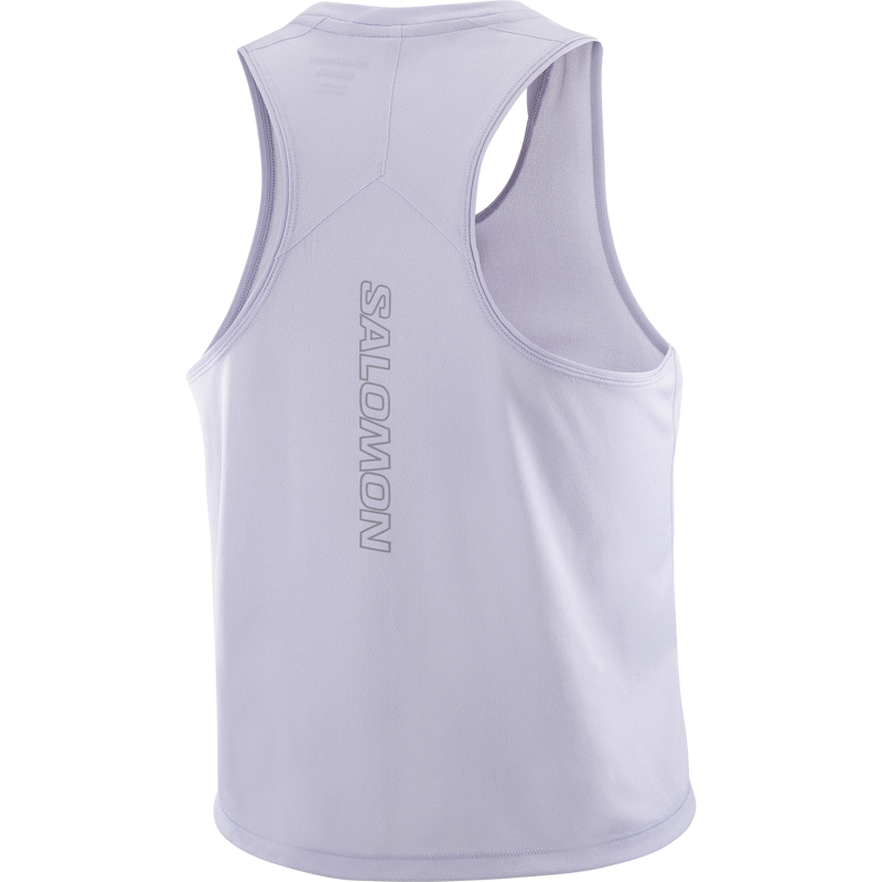 Salomon Sense Aero Women's Running Tank in Cosmic Sky-2