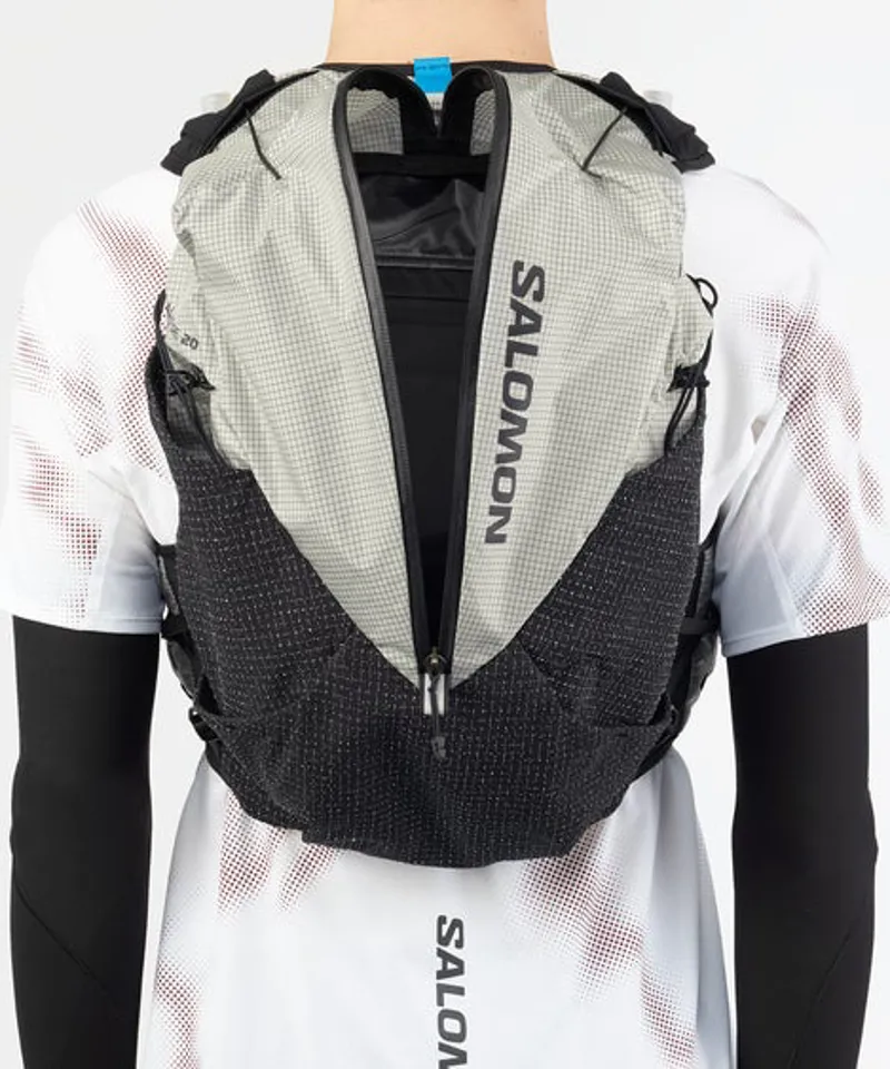 Salomon S/LAB Adventure 20L Unisex Running Vest in Black/White-3
