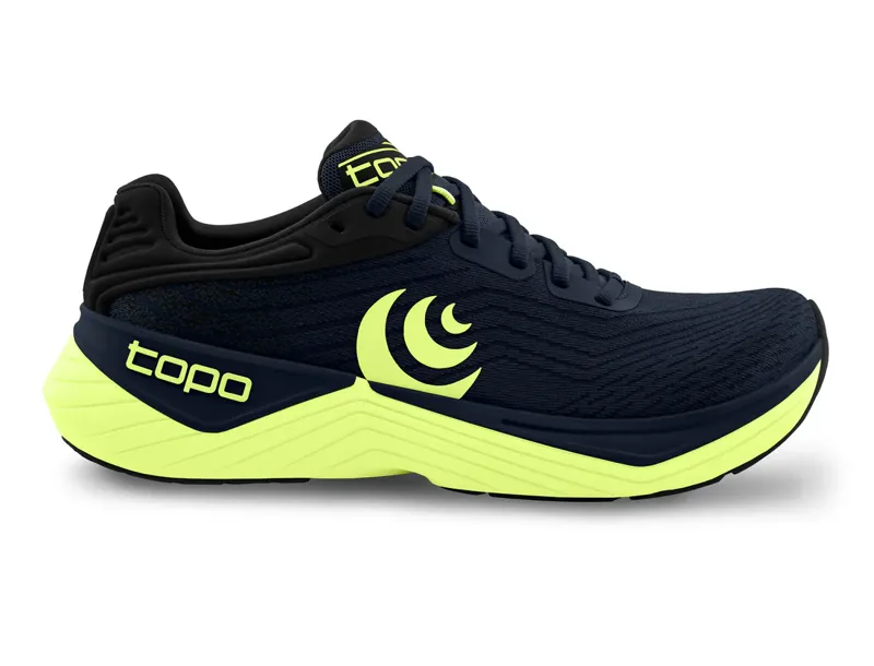 Topo Ultrafly 5 Men's Road Running Shoe in Navy/Lime