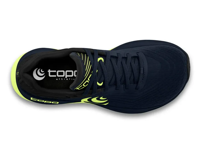 Topo Ultrafly 5 Men's Road Running Shoe in Navy/Lime-4