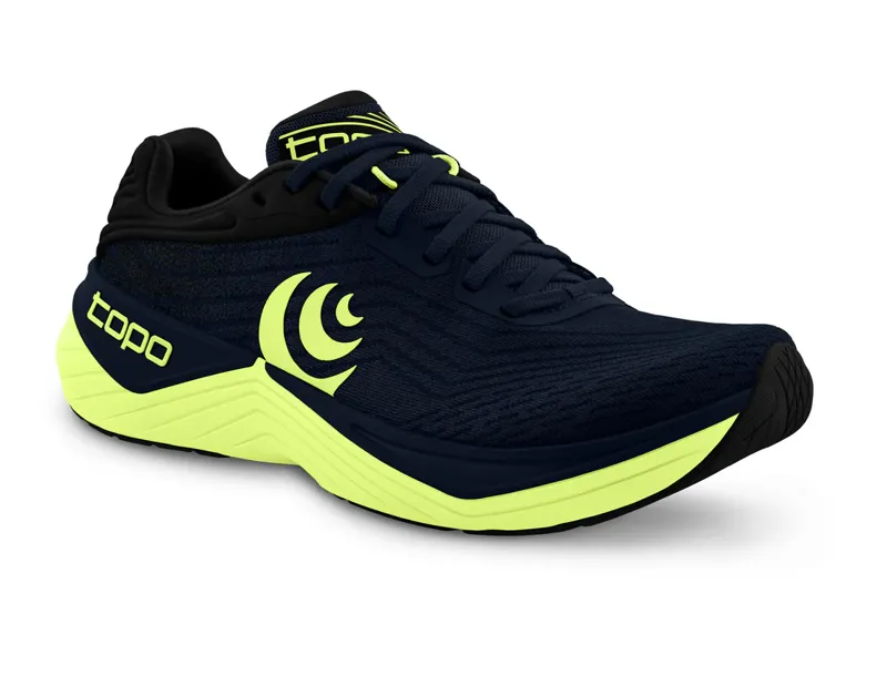 Topo Ultrafly 5 Men's Road Running Shoe in Navy/Lime-1