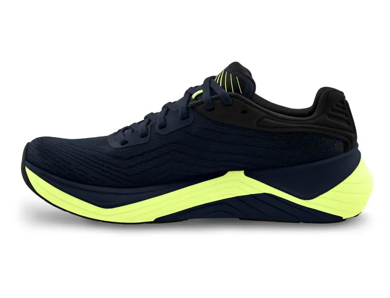 Topo Ultrafly 5 Men's Road Running Shoe in Navy/Lime-2