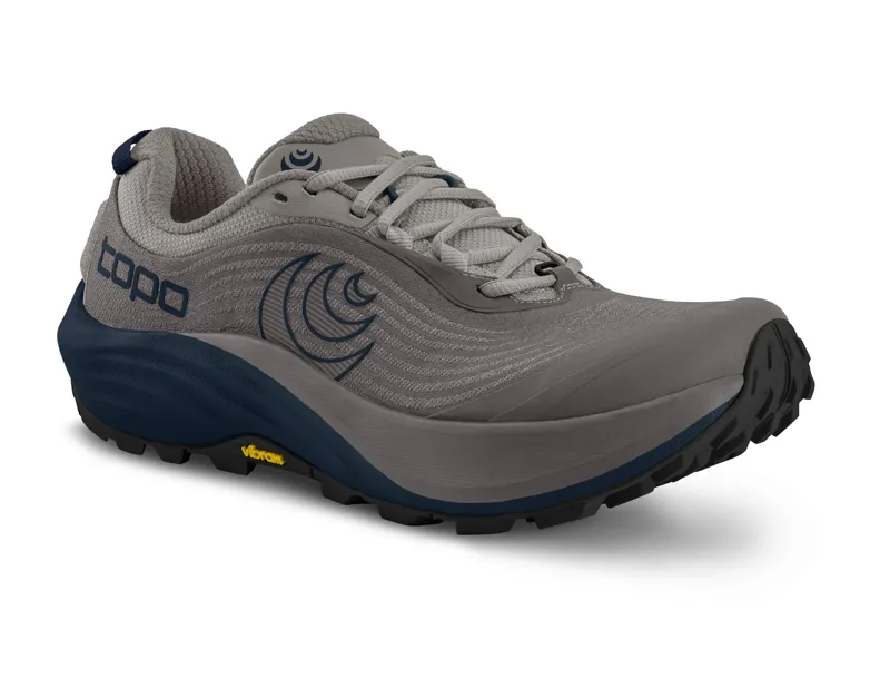Topo Athletic Pursuit 3 Men's Trail Running Shoe in Grey/Navy-4