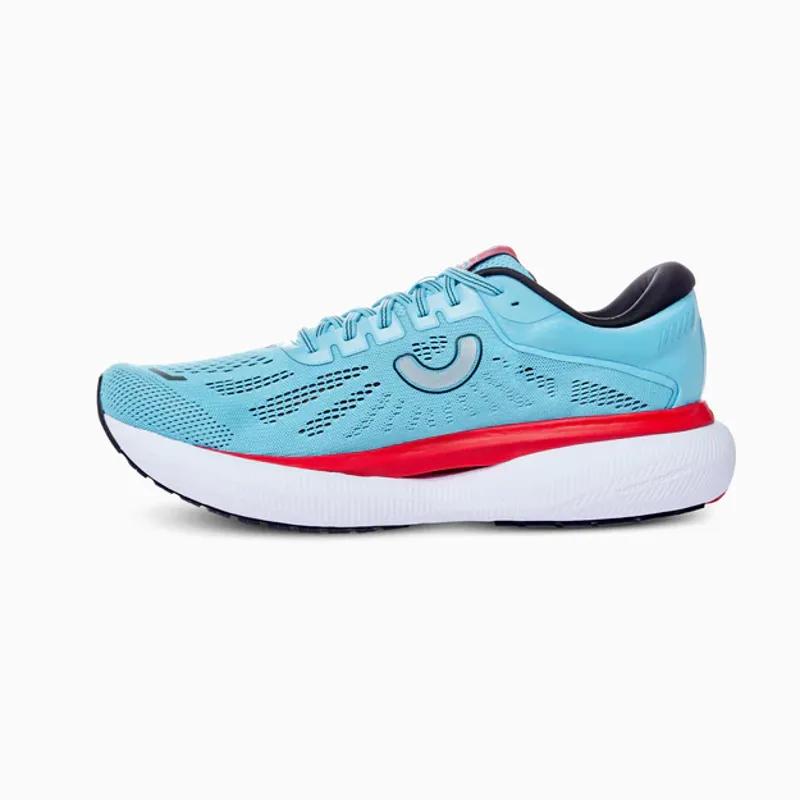 True Motion U-TECH Aion 3 Men's Road Running Shoe in Aquarius/Black/Racing Red-2