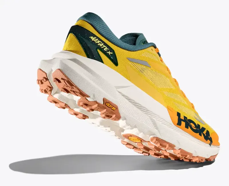 HOKA Mafate X Trail Running Shoe in Zest/Mountain Fog-6