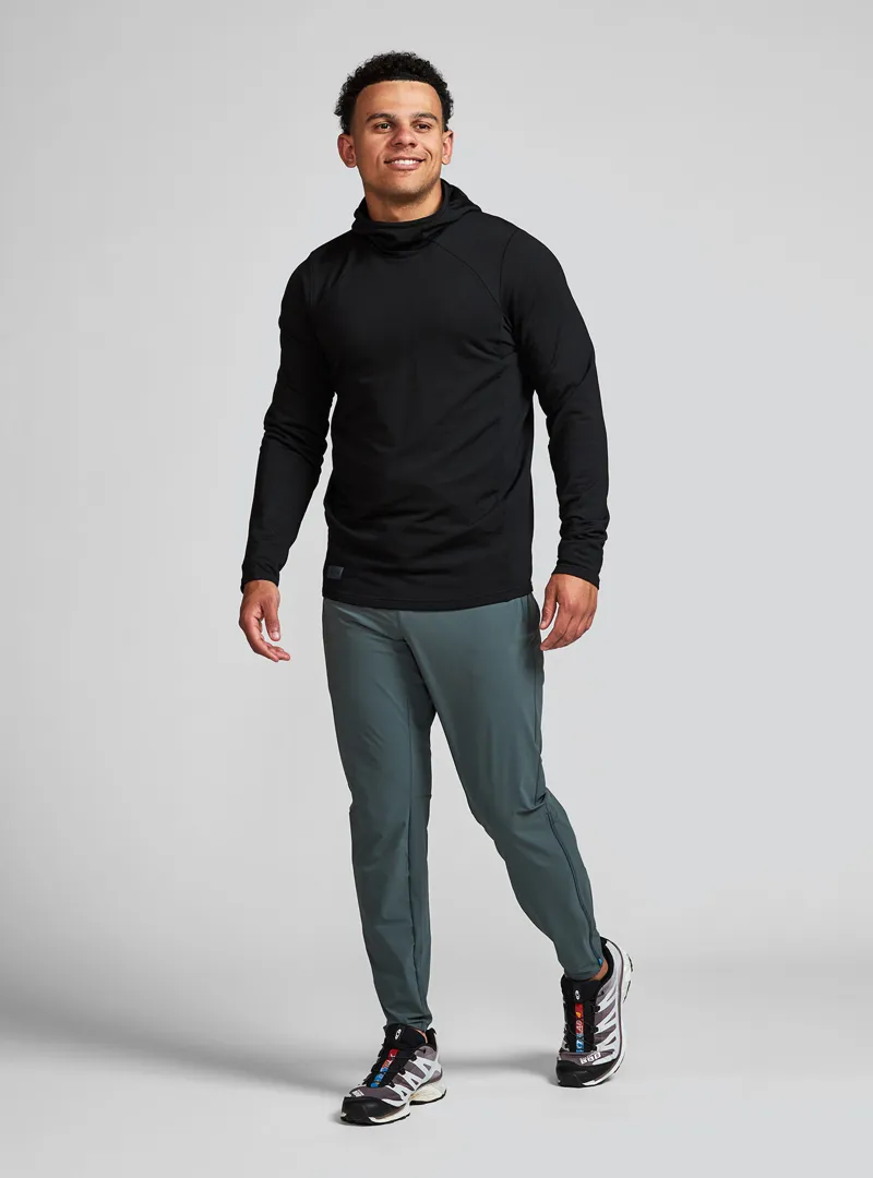 Janji Rover Merino Hoodie Men's Running Mid-Layer in Midnight-1