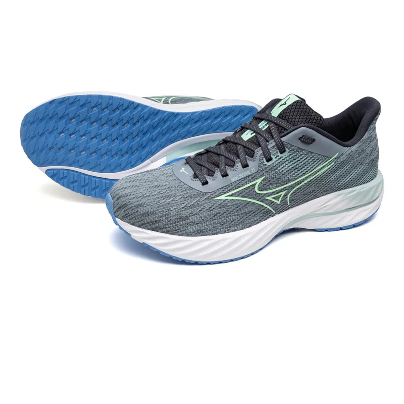 Mizuno Wave Inspire 21 Men's Road Running Shoe in Tradewinds/Neo Mint/Frontier Blue -6