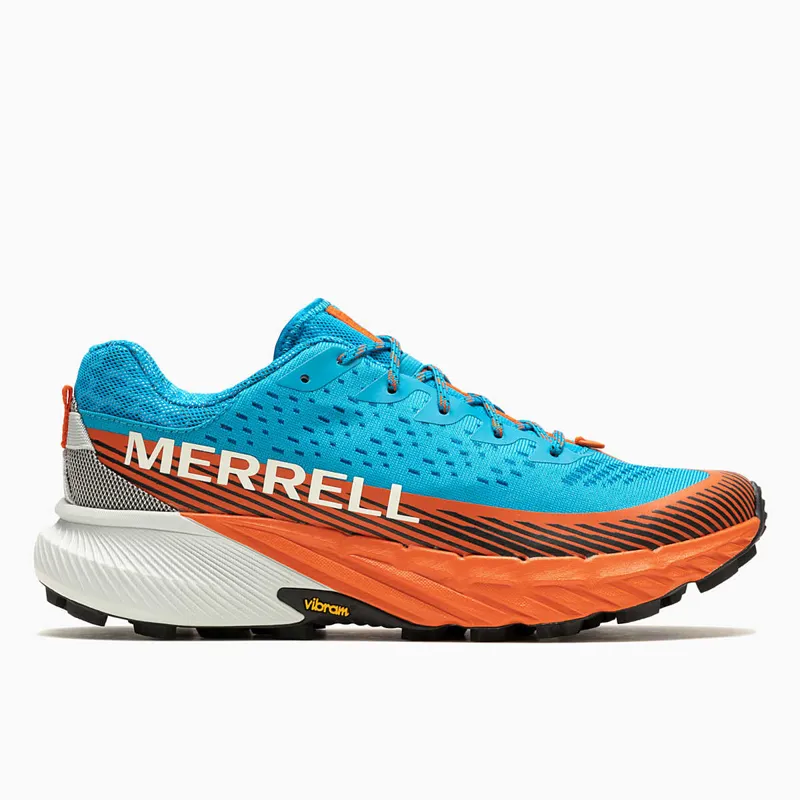 Merrell Agility Peak 5 Men's Trail Running Shoe in Tahoe/Cloud
