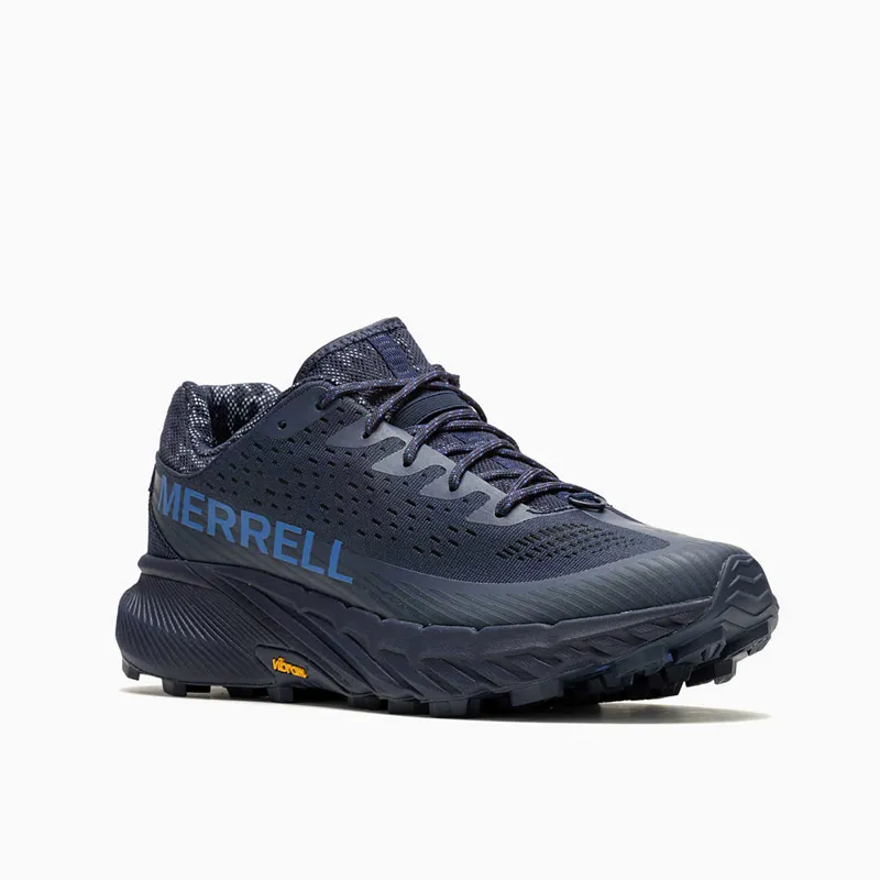 Merrell Agility Peak 5 Men's Trail Running Shoe in Sea/Dazzling-5