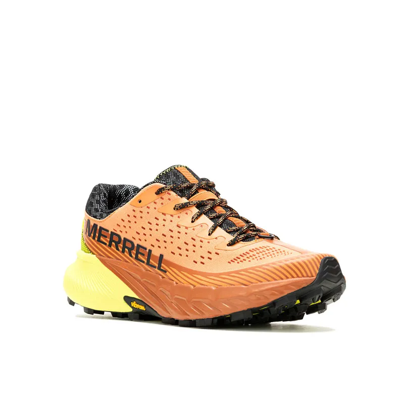 Merrell Agility Peak 5 Men's Trail Running Shoe in Melon/Clay-5