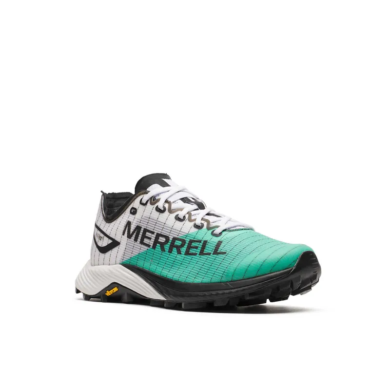 Merrell MTL Long Sky 2 Matryx Women's Trail/Mountain Running Shoe in White/Turquoise -5