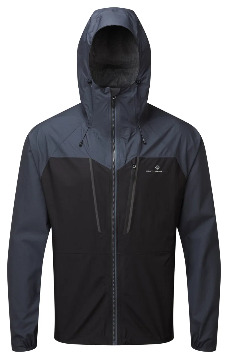 Ronhill Tech Fortify Jacket Men s Waterproof Running Black Charco