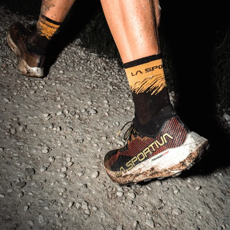 La Sportiva Prodigio Pro Women's Trail Running Shoe in Night Sky/Rosebay-5