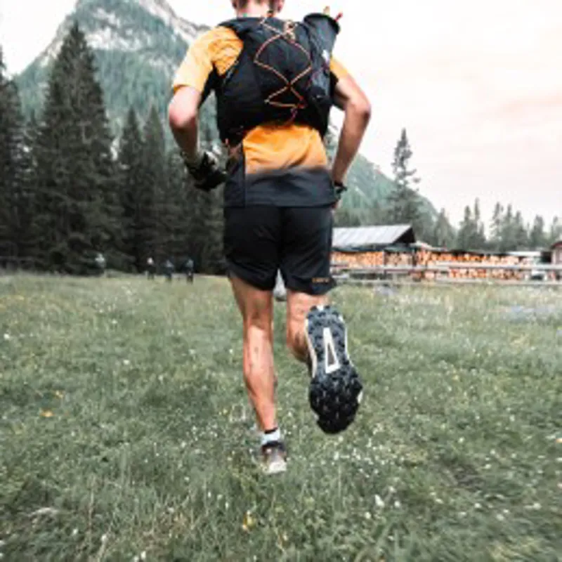 La Sportiva Prodigio Pro Men's Trail Running Shoe in Black/Yellow-4