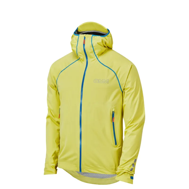OMM Kamleika Men's Waterproof Running Jacket in Yellow-2